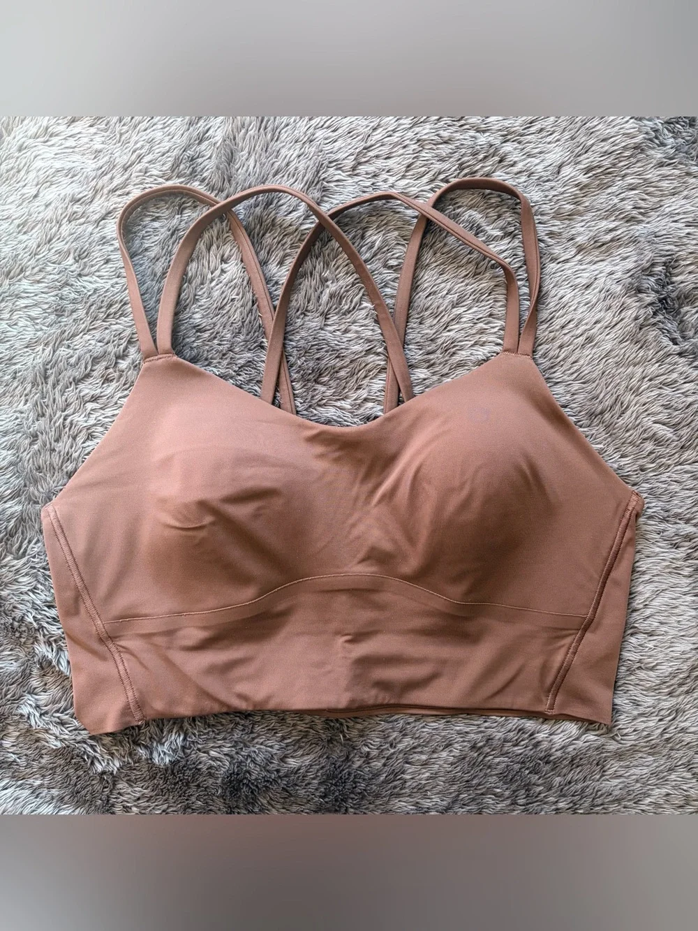 Lululemon Like A Cloud Longline Bra Java